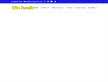 Tablet Screenshot of funmagicshows.com